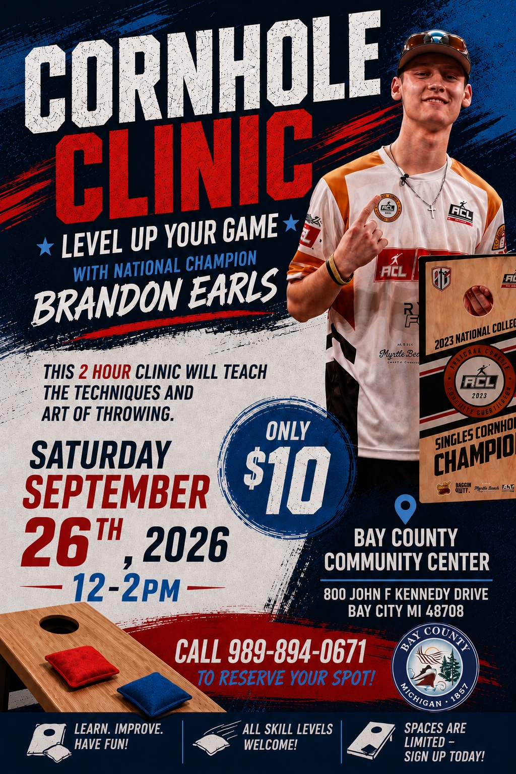 Cornhole Clinic - September 26, 2026
